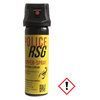Pfefferspray Police RSG Weitstrahl / Stream