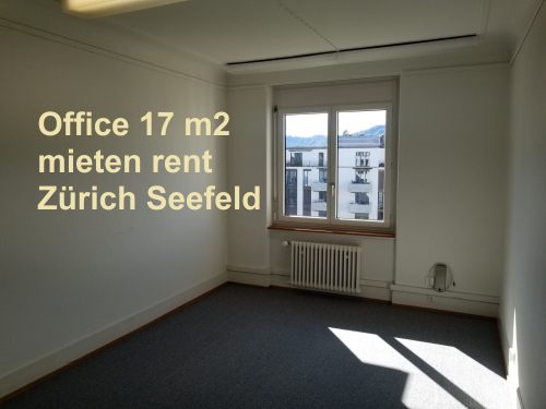 Büro 17 m2 Zürich Seefeld - top Lage ruhig freundlich hell
