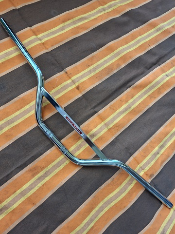 Verchromter Mofa Piaggio Lenker             