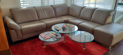 Verkaufe  Polstergruppe aus Leder