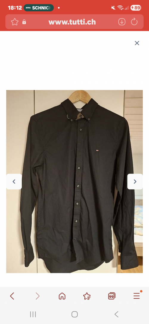 Tomi Hilfinger Hemd Grösse M