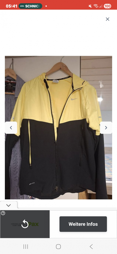 Nike Laufjacke Grösse M 