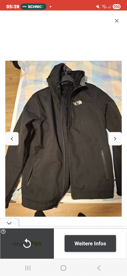 The North Face jacke Grösse M 