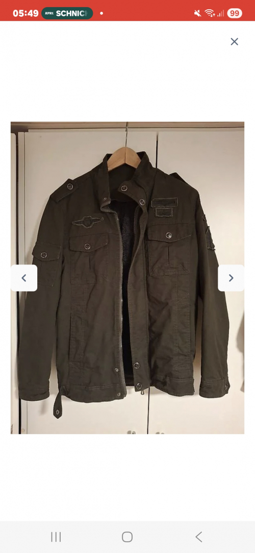 Jacke Millitär style Grösse S 