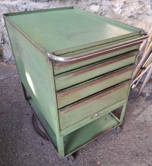 Werkstattboy -Wagen mit 4 Schubladen