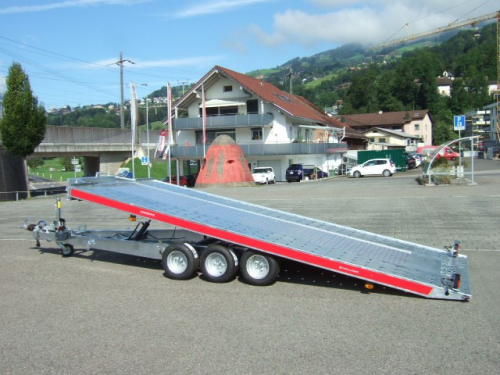 Anhänger TEMARED - Carkeeper 4820/3 3500Kg mittig Riffelblech