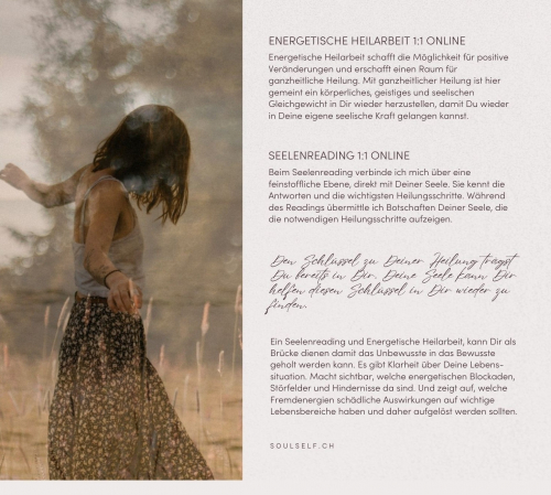 1:1 online Session Energetische Heilarbeit