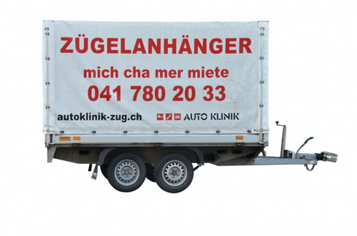 Umzugs-Anhänger geschlossen