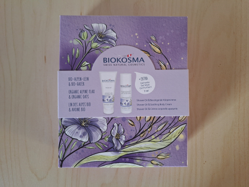 BIOKOSMA Geschenkset BIO-Alpen-Lein - BIO-Hafer, NEU & OVP