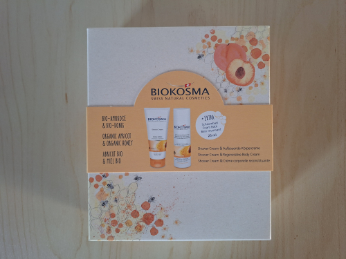 BIOKOSMA Geschenkset Aprikose Honig - BIO + EXTRA, Neu & OVP