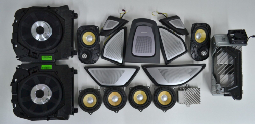 BMW 5er F10 F11 9287247 Audiosystem Komplettset