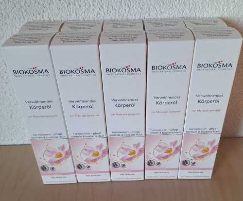 BIOKOSMA verwöhnendes Körperöl Bio-Wildrose 100ml, NEU & OVP