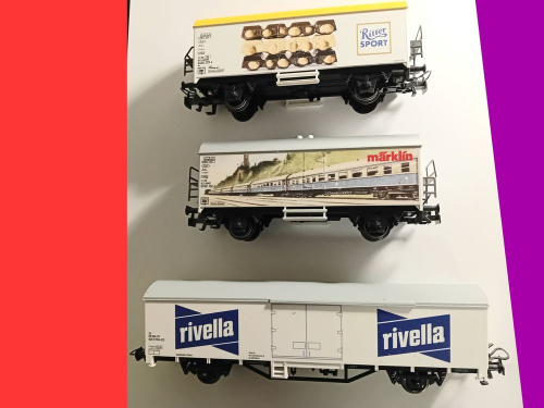 Modelleisenbahn: 3-SET GÜTERWAGEN H0 TOP!