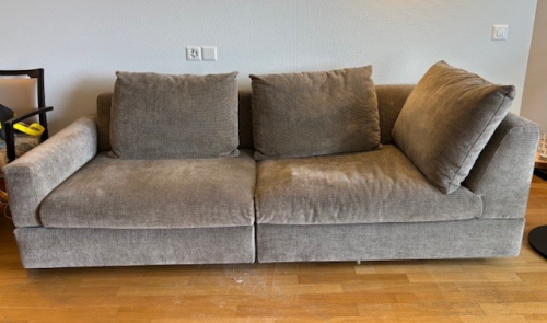 Ecksofa hochwertig (ein Teil nicht abgebildet)