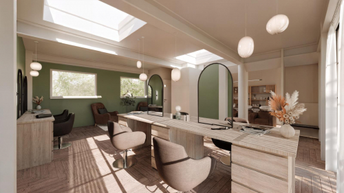 Coiffure Stuhlmiete im Seefeld, Zürich. 