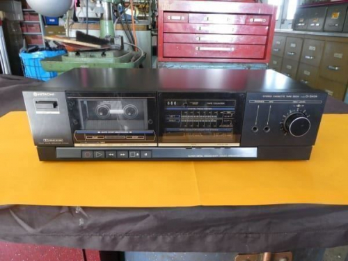 HITACHI-CASSETTE - TAPE REC. D-S40A Hifi Stereo Cassetten Home Hi