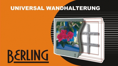 TV Wandhalterung Smal silber