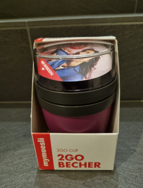 Neuer mymuesli 2GO to go Becher