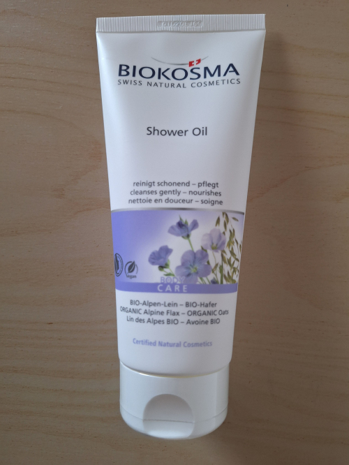 BIOKOSMA Duschöl Alpen-Lein Bio 200ml, NEU & OVP