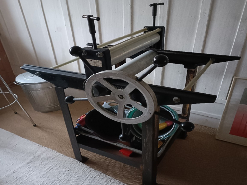 Druckerpresse für Kupferstiche