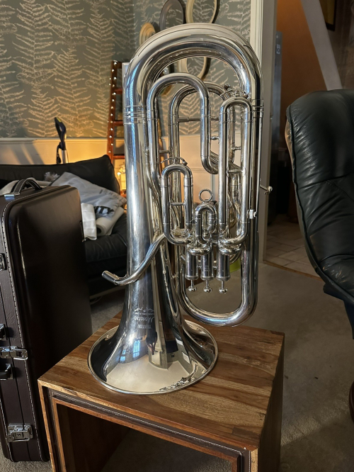 Yamaha YEP-642S Bb-Euphonium Silver Neo Series 