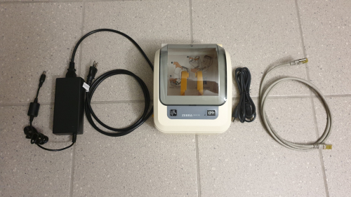 ZEBRA GK420d mit Netzteil
