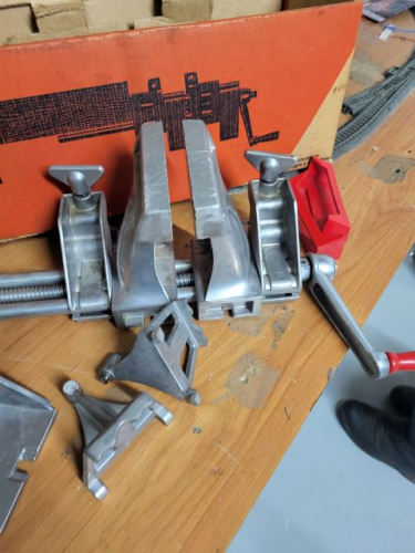 Schraubstock, Hobelbank