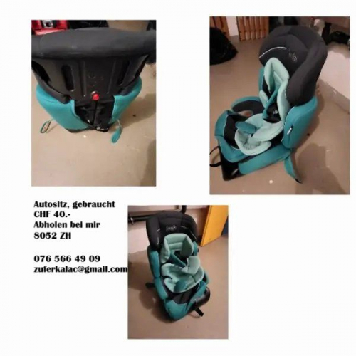 Kinder Autositz, gebraucht
