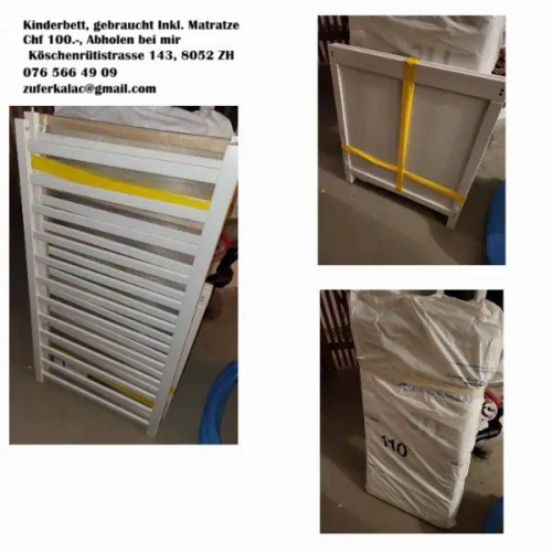 Kinderbett Komplett, gebraucht,