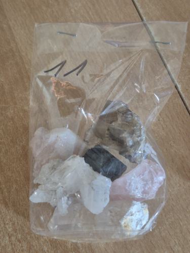 Verschiedene Mineraliensteine