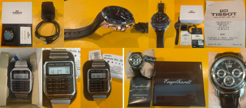 3 Uhren zu einem Preis