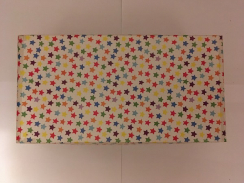 Deko Box mit farbigen Sternen