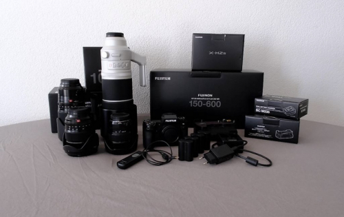 Fujifilm Komplettset X-H2s , 4 Objektive (10-600mm) + Zubeh.