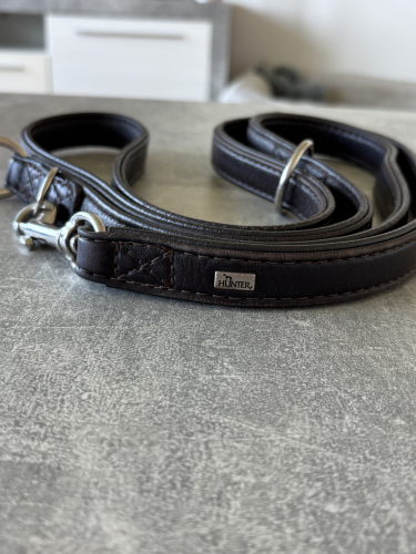 HUNTER Leder Hundeleine – braun