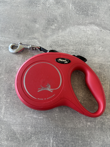 Flexi Hundeleine L, rot (5 m)