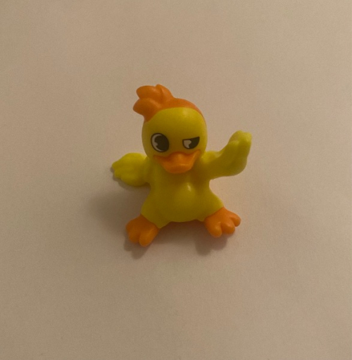 Kleine gelbe Ente
