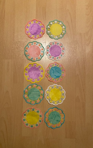 10er Set farbige Mandala 2