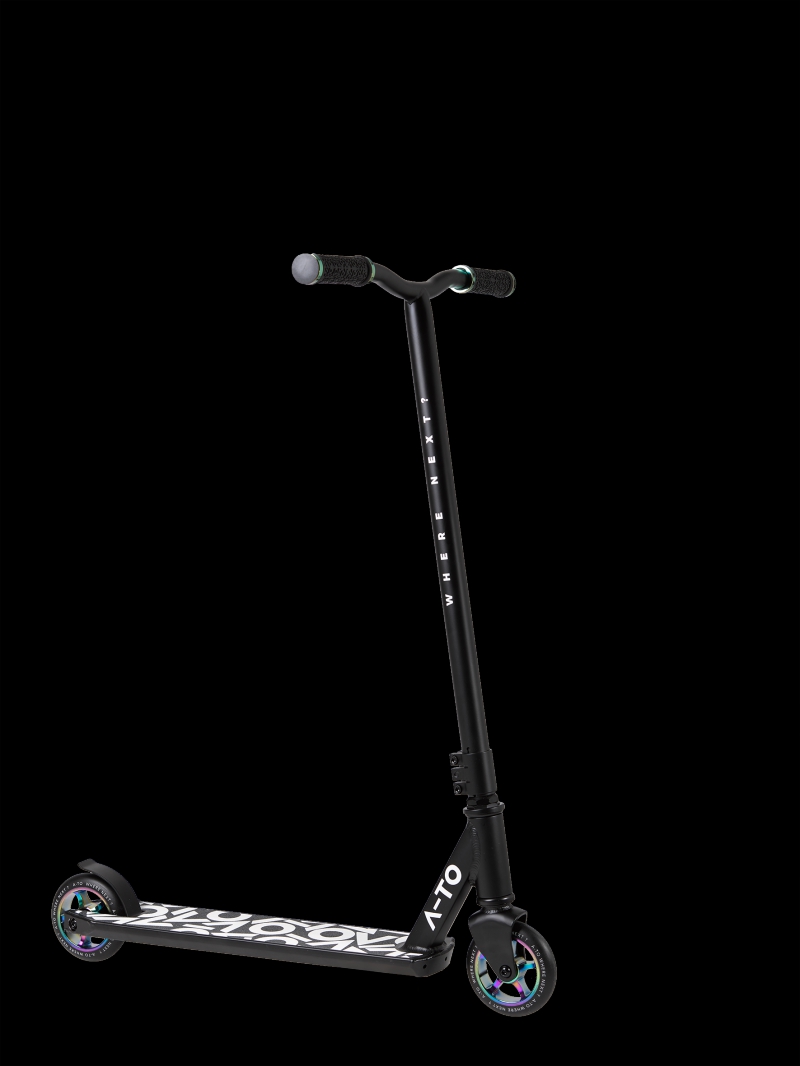 Stuntscooter A-To Daytona weiss, türkis, schwarz - Gratis Inserate